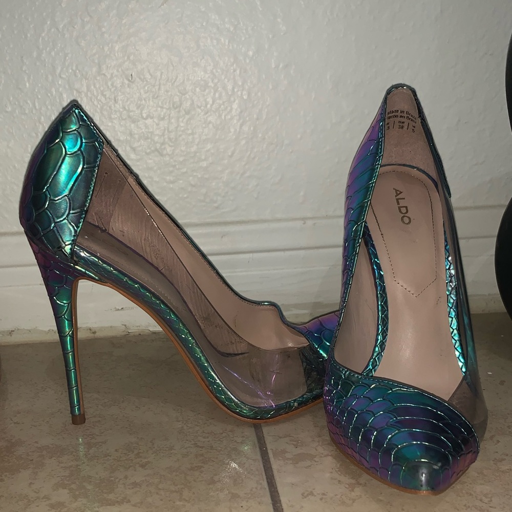 7.5 Aldo Mermaid heels